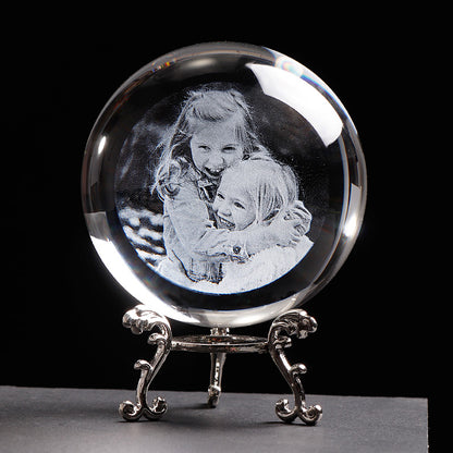 Personalized Glass Photo Frame Ball